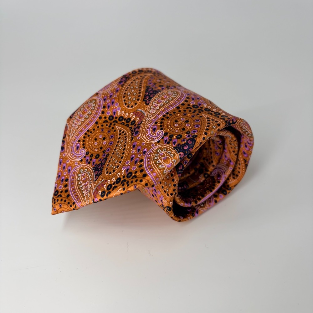 Brioni Tie Paisley Stunning Luxury Gorgeous Sophisticated Dapper Elegance ITALY